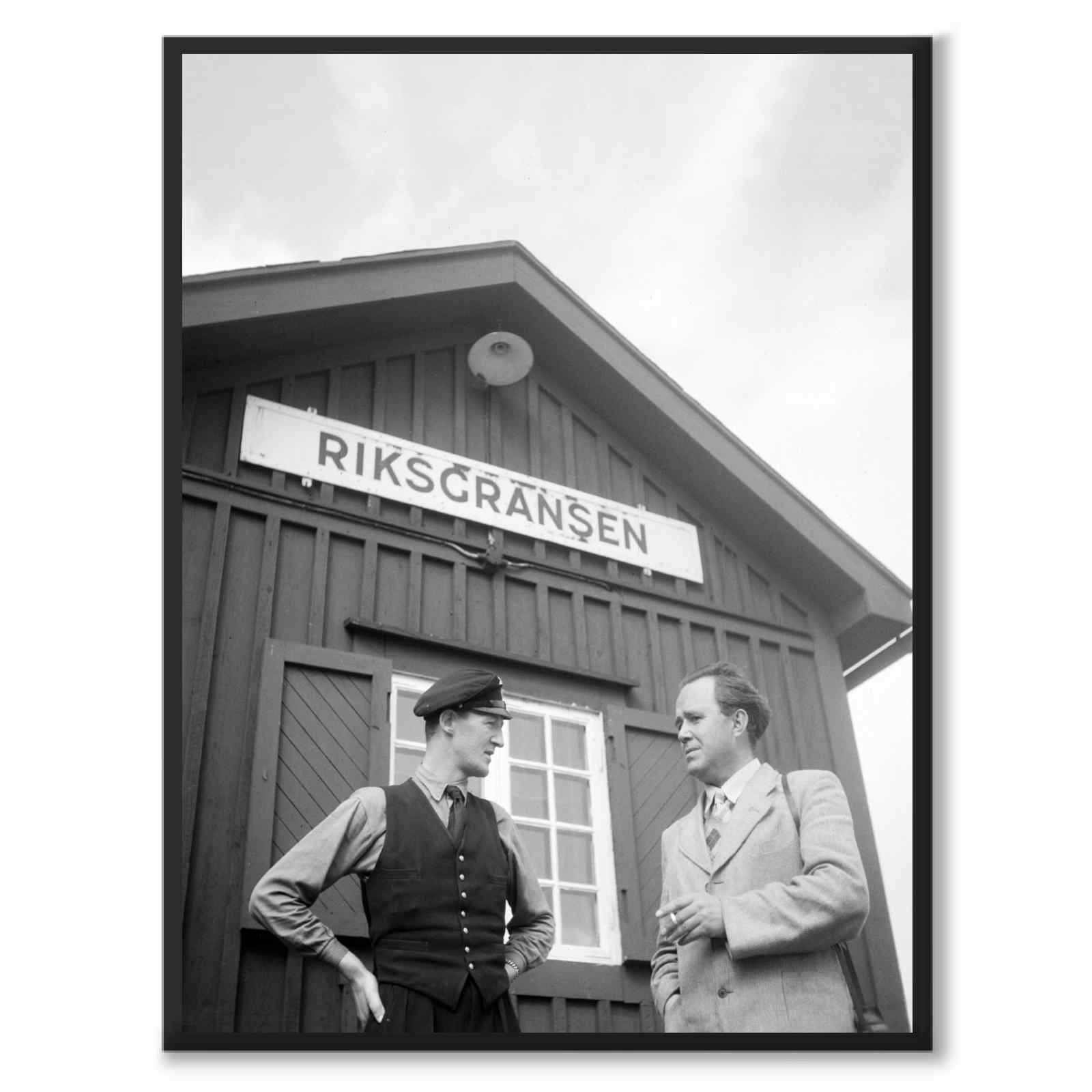 Riksgränsens Stationshus 1950