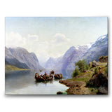 Bridal Escort on the Hardanger Fiord