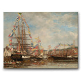 Festival in the Harbor of Honfleur