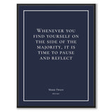 Twain - Whenever you find yourself on the side of the majority - Historly AB