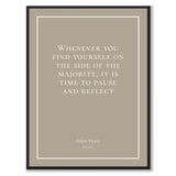 Twain - Whenever you find yourself on the side of the majority - Historly AB