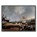 The Unveiling of the Statue of King Karl XIV Johan