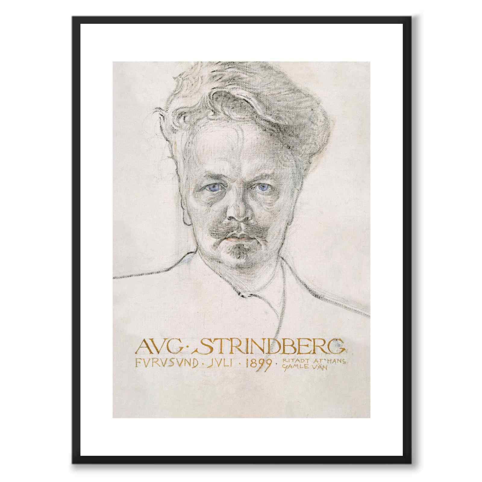 August Strindberg - Poster