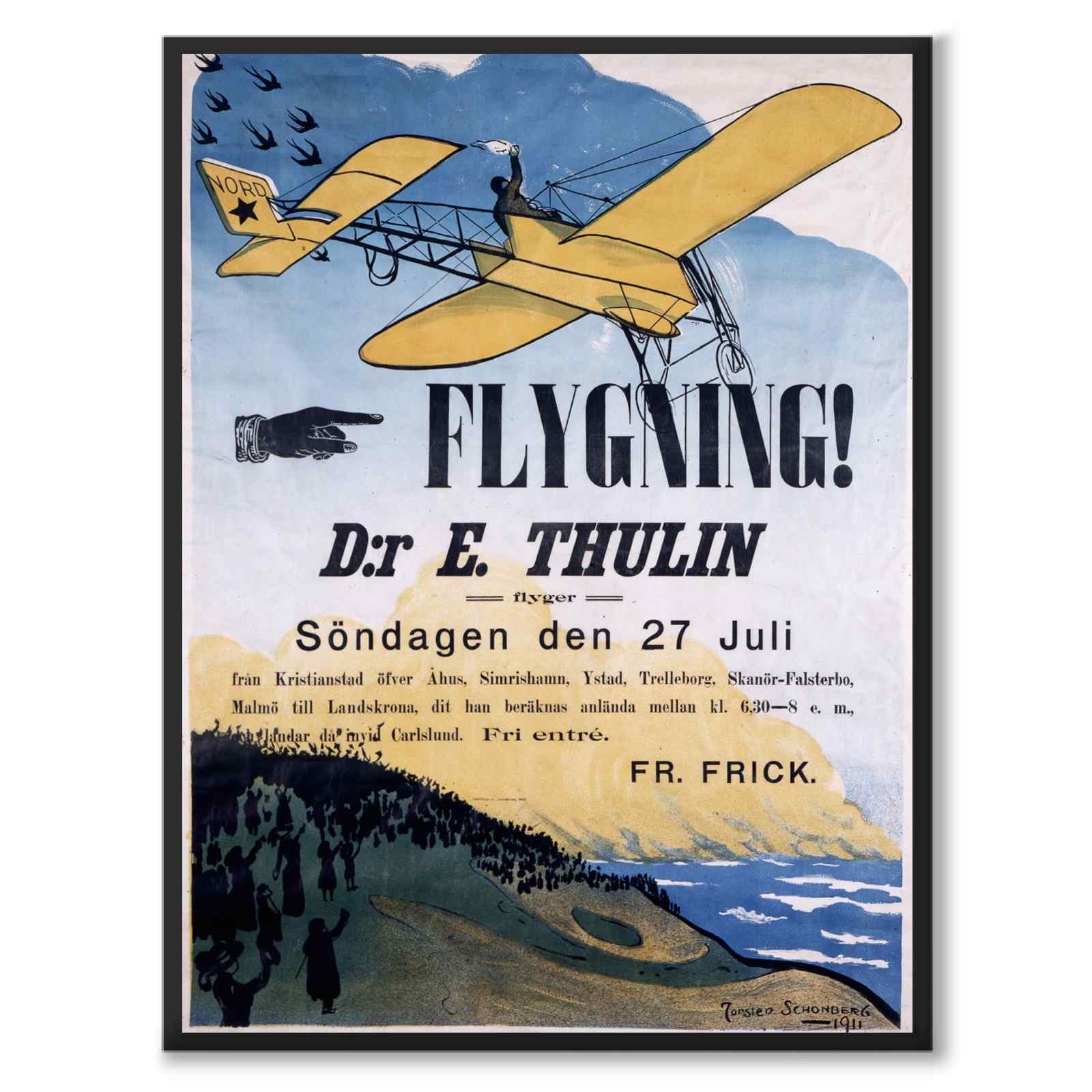 Dr Enoch Thulins flygningar