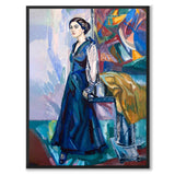 Lady in Blue - Poster