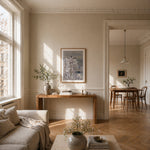Crows by Bruno Liljefors as wall art in an inspiring interior setting