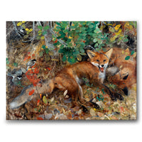 Foxes - Canvas