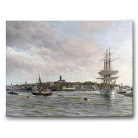Gothenburg Harbor 1918 - Canvas