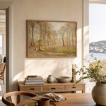 A Late Autumn Day in Dyrehaven. Sunshine by Theodor Philipsen in a Historly setting