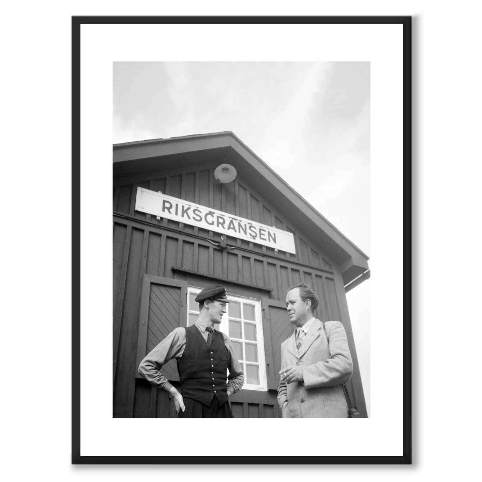 Riksgränsens Stationshus 1950