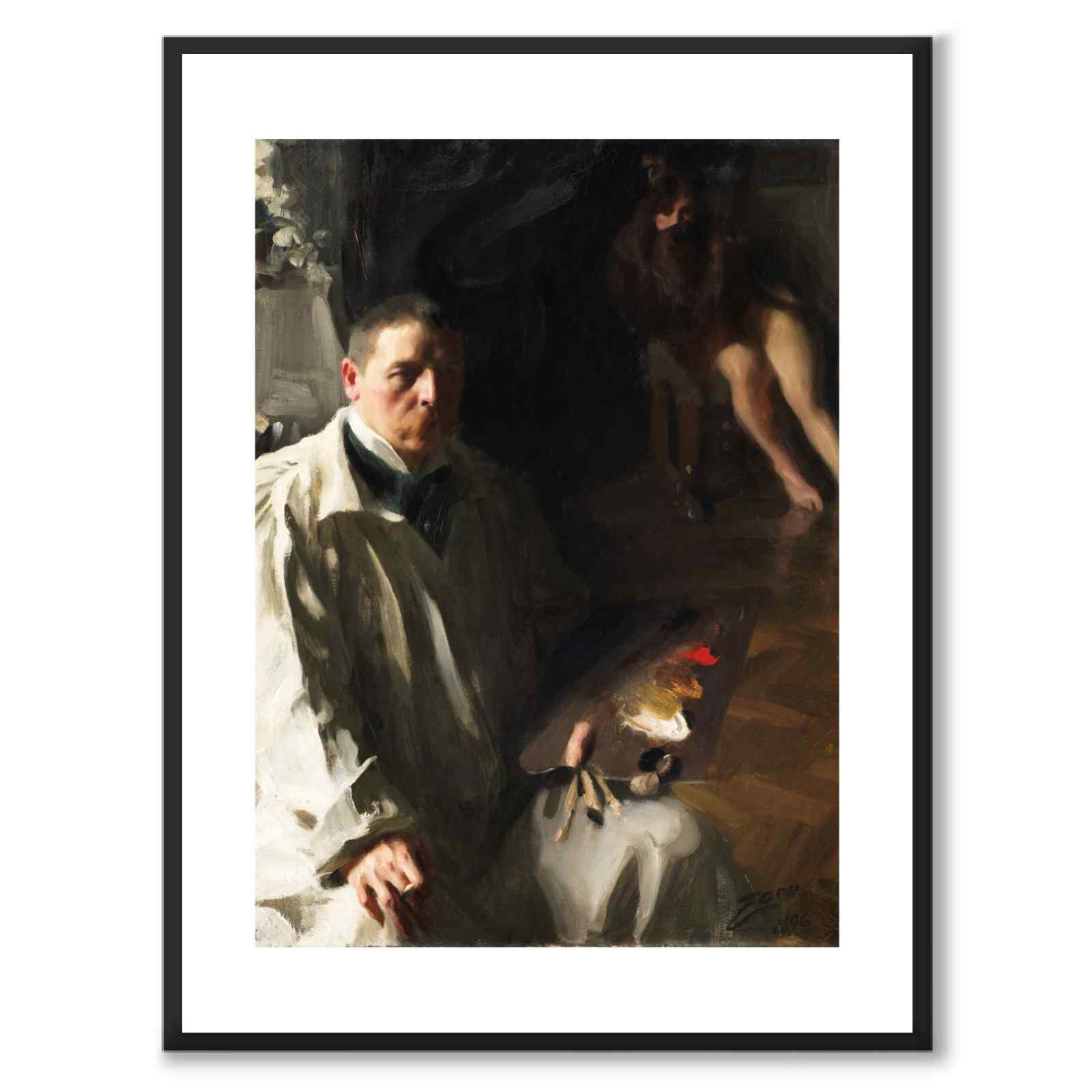 Självporträtt Anders Zorn