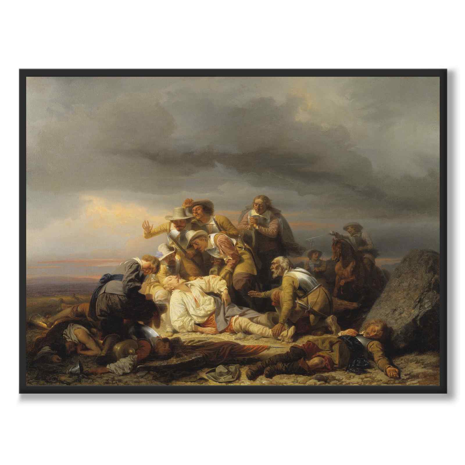 Gustaf II Adolf återfinnes död efter slaget vid Lützen