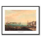 Utsikt från Slussen 1840
