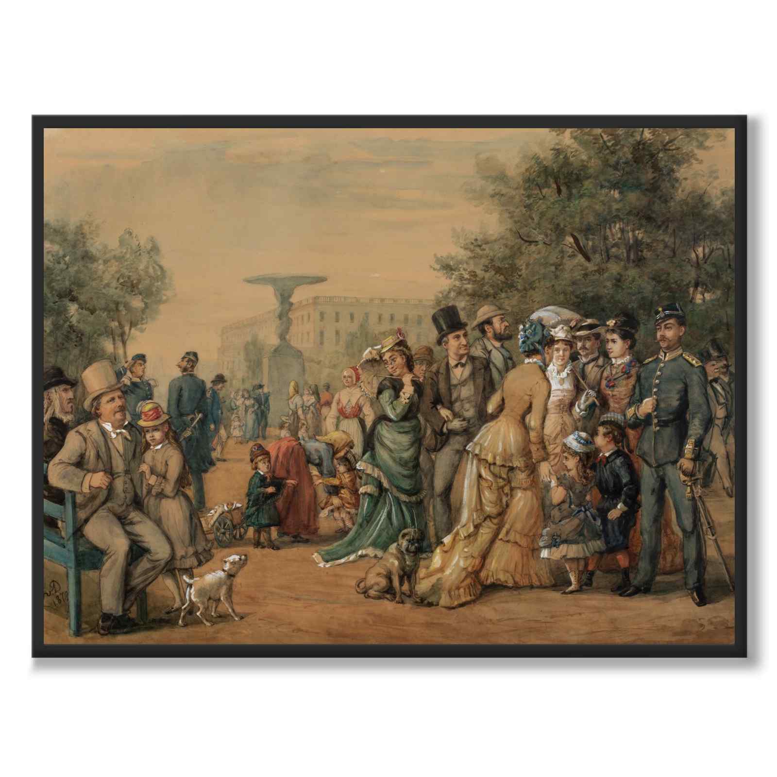 På promenad i Kungsträdgården