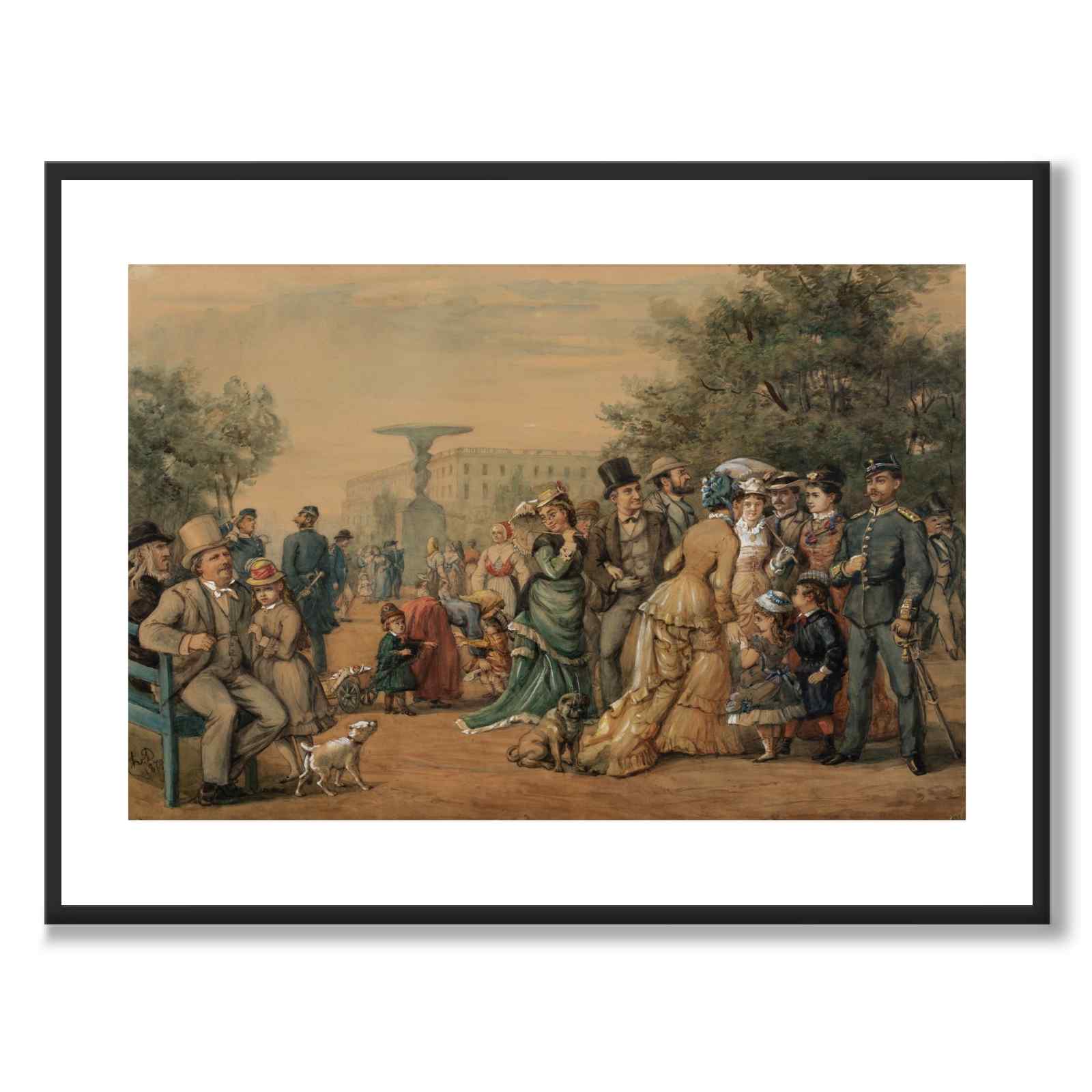 På promenad i Kungsträdgården