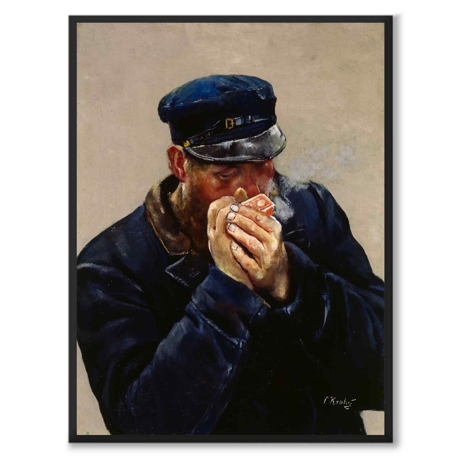 Losen tar seg en røyk