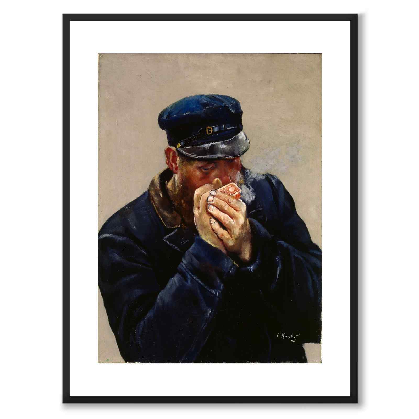 Losen tar seg en røyk