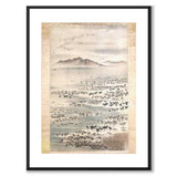 Myriad of Aquatic Birds som japansk poster - vit kant