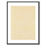Larkspur av William Morris som poster – vit kant