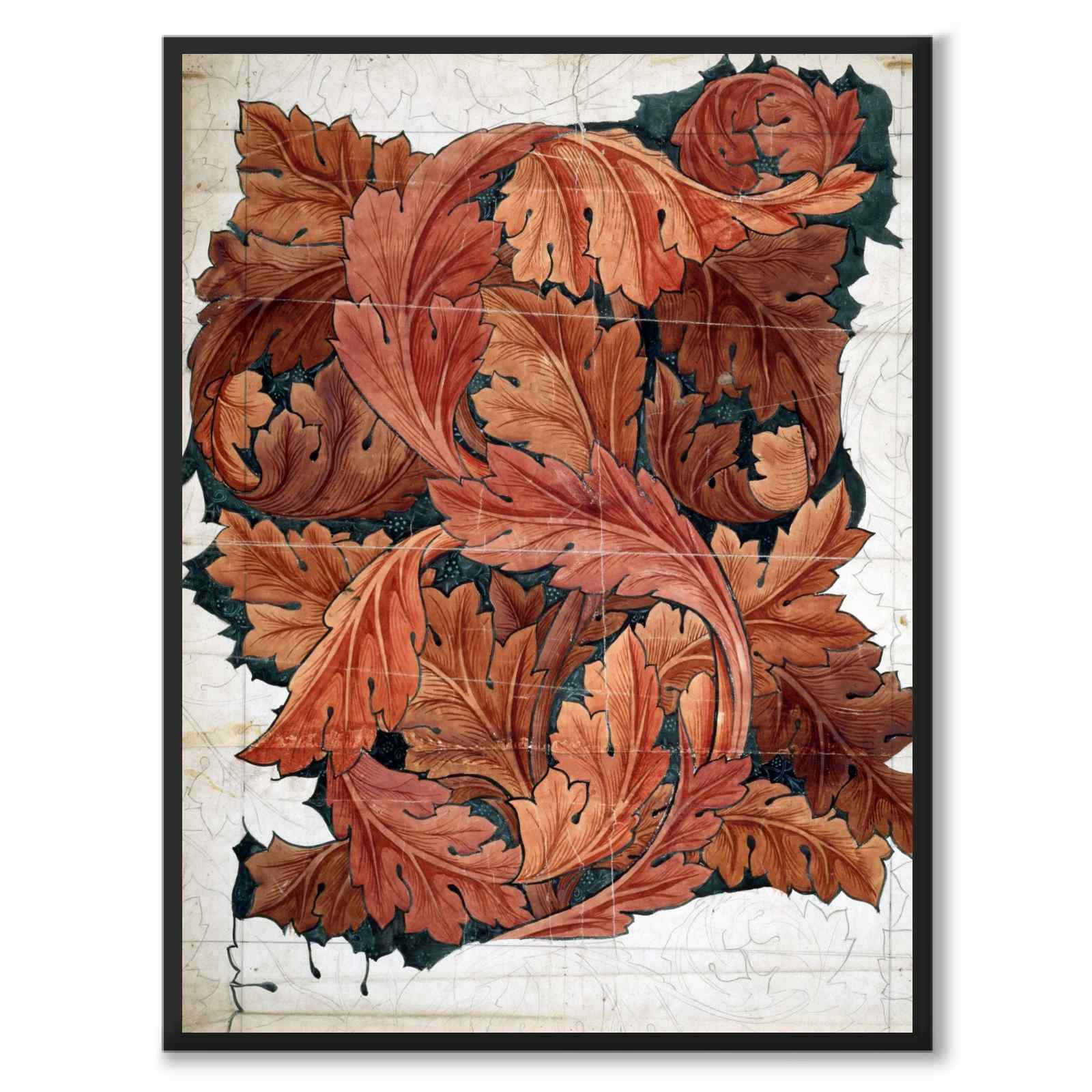 Acanthus av William Morris som poster – helbild