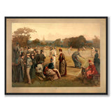 Lawn tennis as a poster – full image