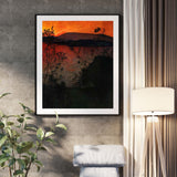 Evening glow - Poster