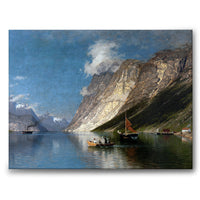 The Romsdal Fiord - Canvas