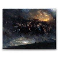 The Wild Hunt of Odin - Canvas