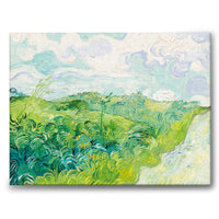 Green Wheat Fields, Auvers - Canvas
