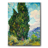 Cypresses - Canvas