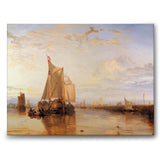 The Dort Packet-Boat from Rotterdam Becalmed - Canvas