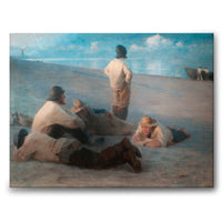 Summer Evening on the Beach at Skagen - Canvas