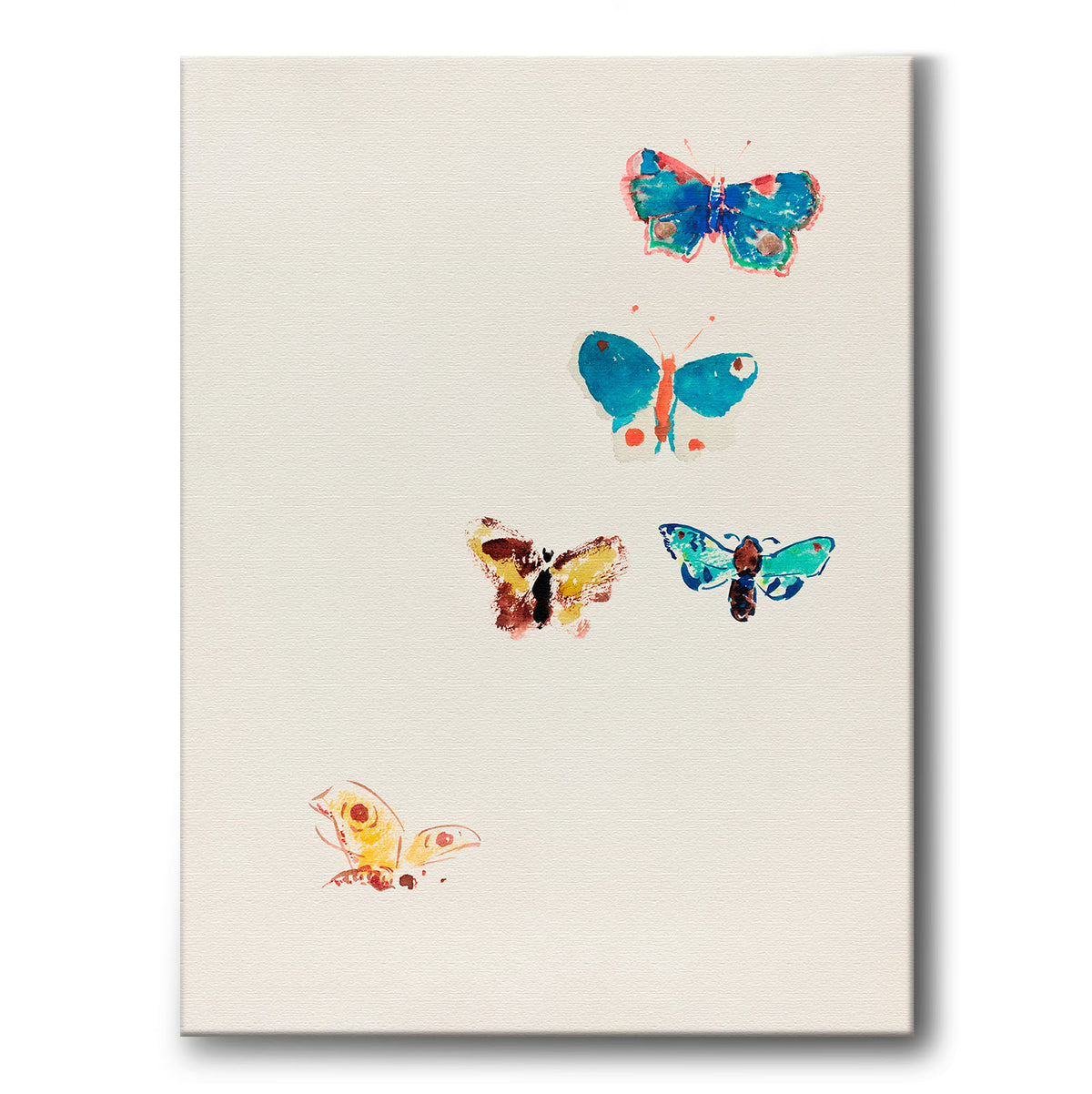 Five Butterflies - Canvas