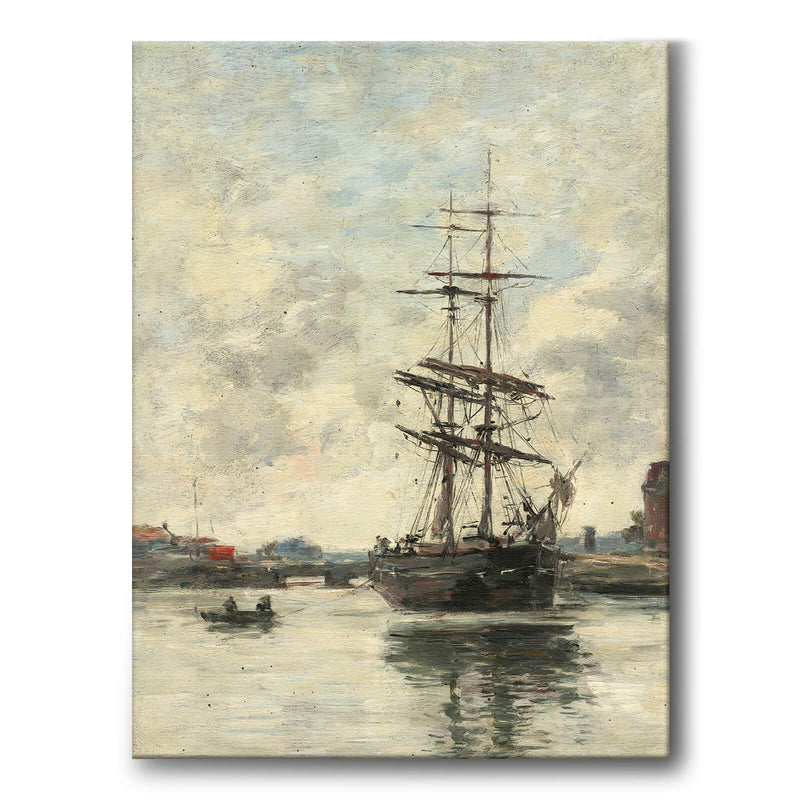 Ship on the Touques - Canvas