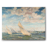 Yacht Racing In The Solent - Canvas