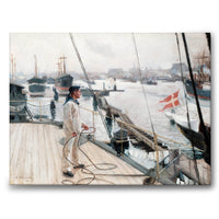 From the port of Copenhagen I - Canvas