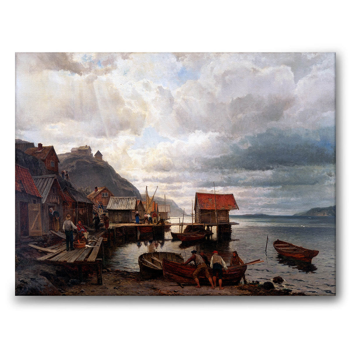 Scene from the West Coast of Sweden - Canvas