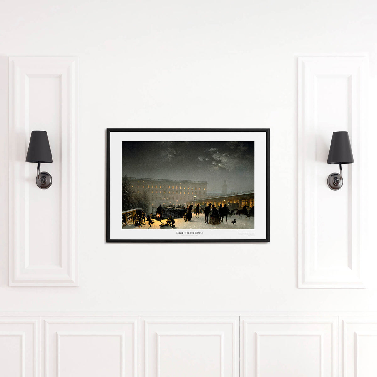 Evening by the Castle - Poster