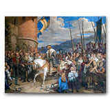 Gustav Vasas intåg i Stockholm 1523 - Canvas