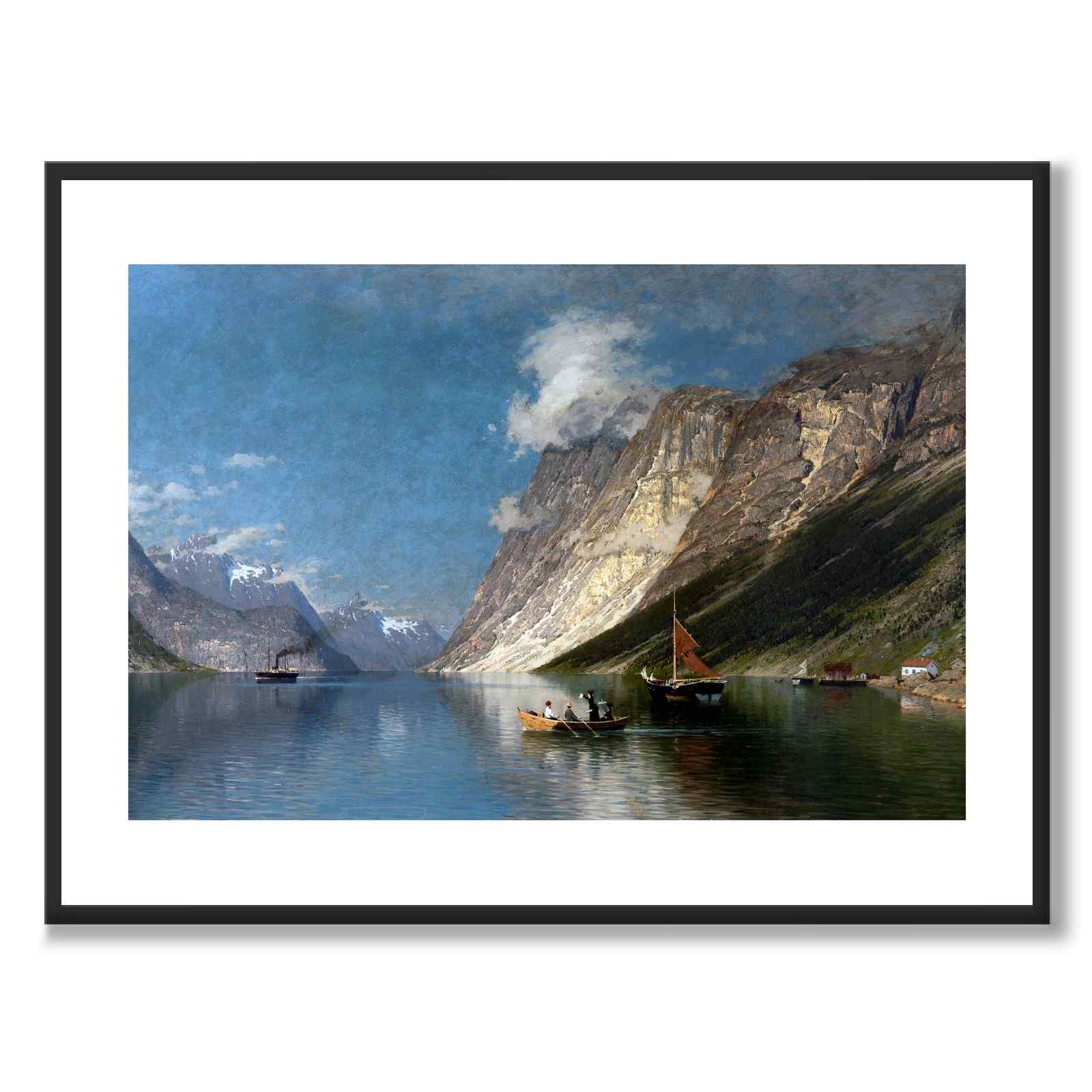 The Romsdal Fiord - Poster