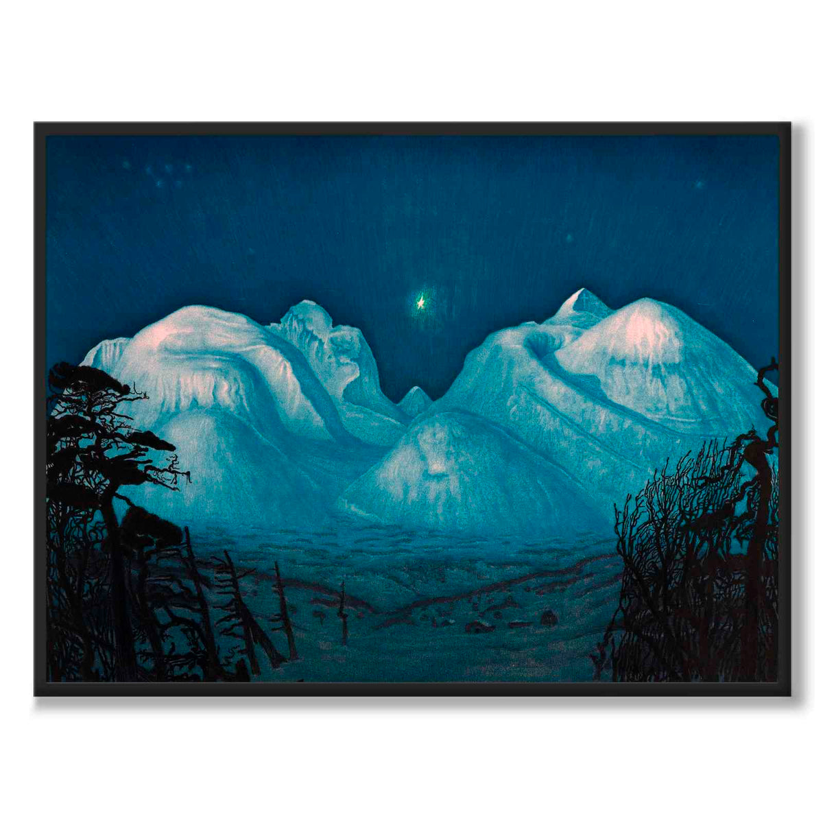 Winter Night in Rondane - Poster