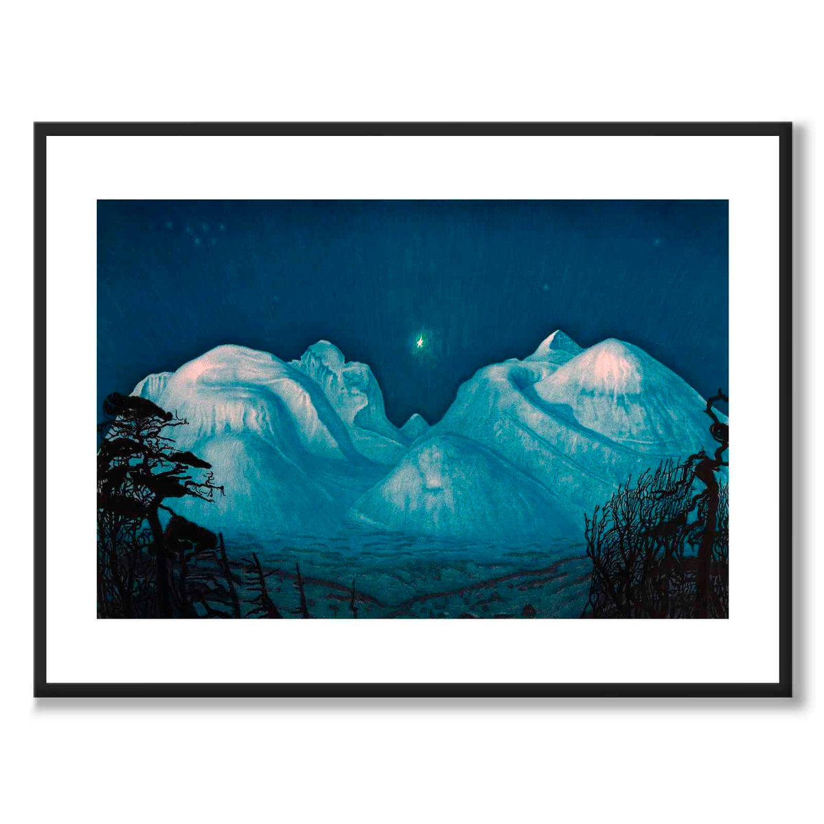 Winter Night in Rondane - Poster