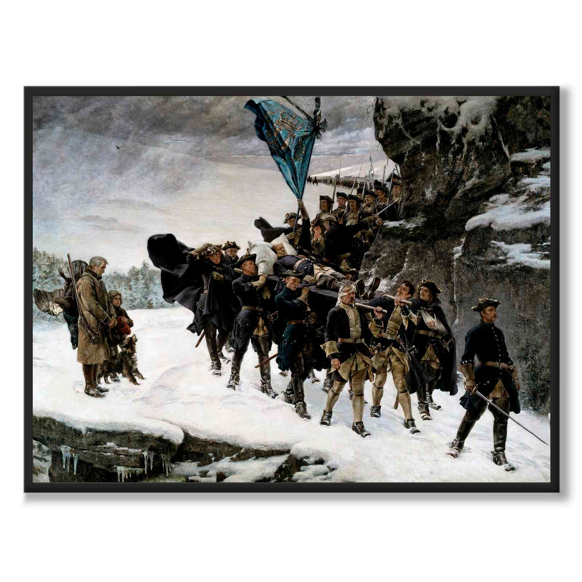 Bringing Home the Body of King Karl XII - Poster