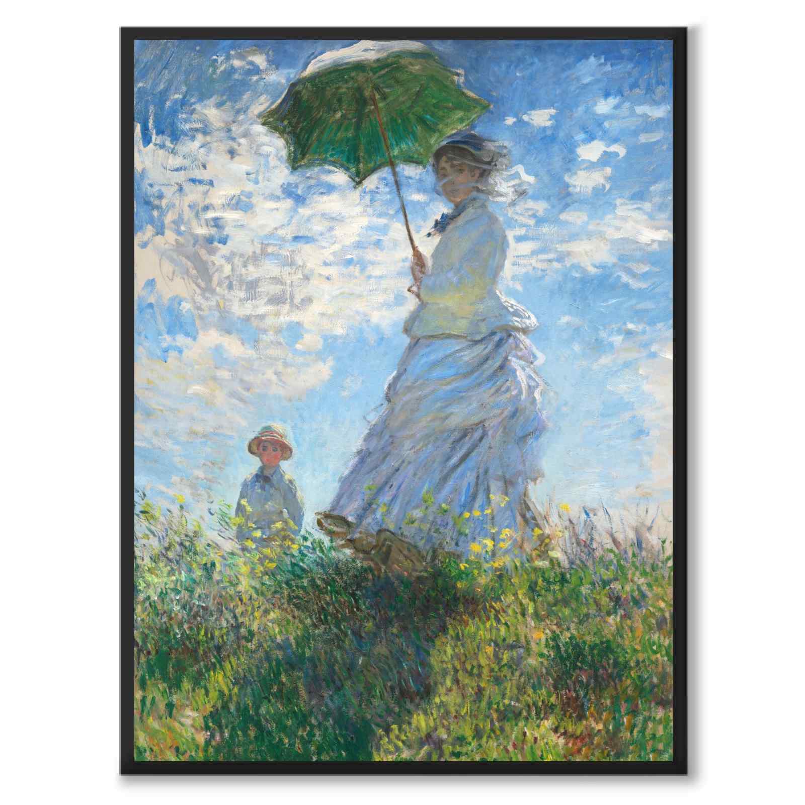 Madame Monet and Her Son - Poster