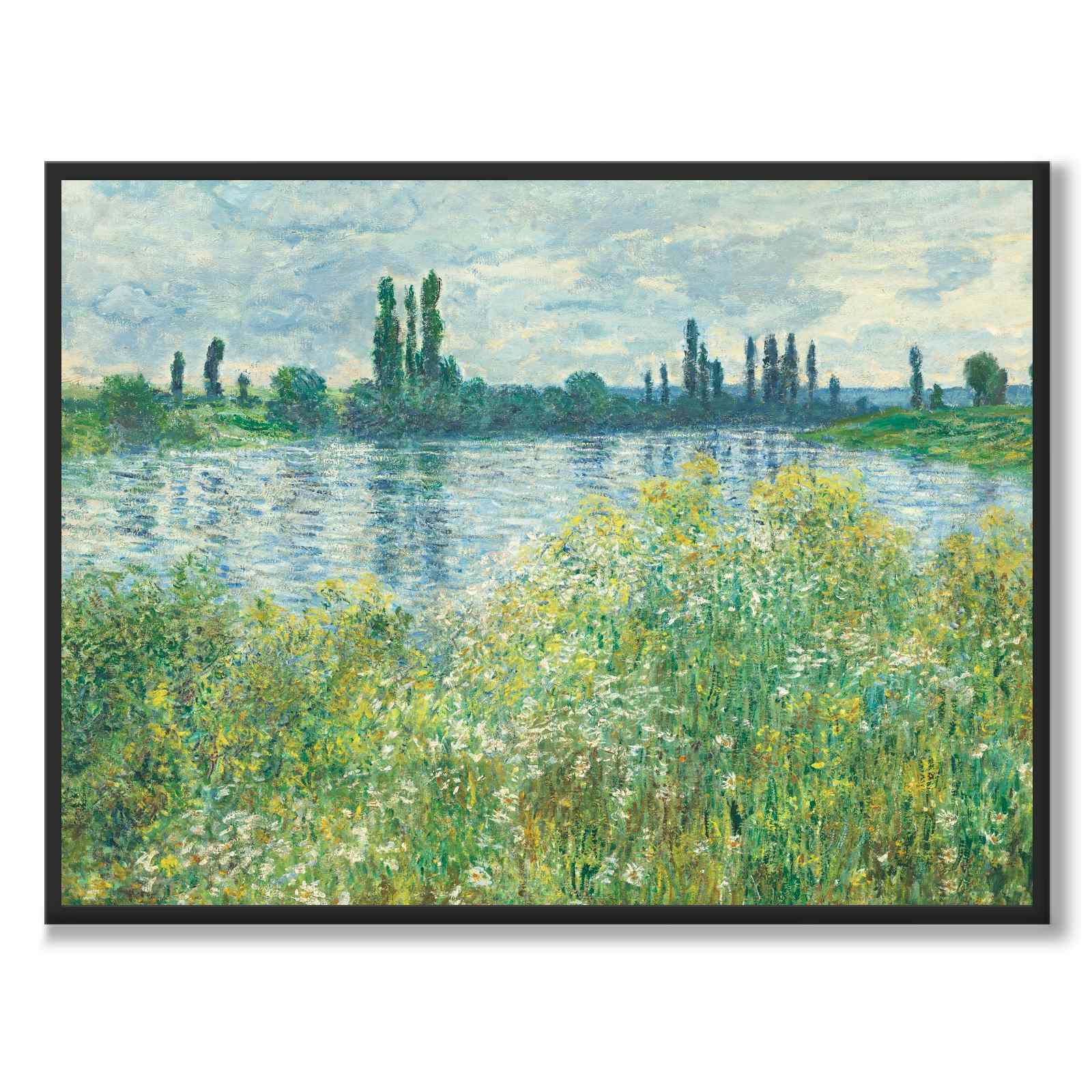 Claude Monet Poster - Banks of the Seine, Vétheuil