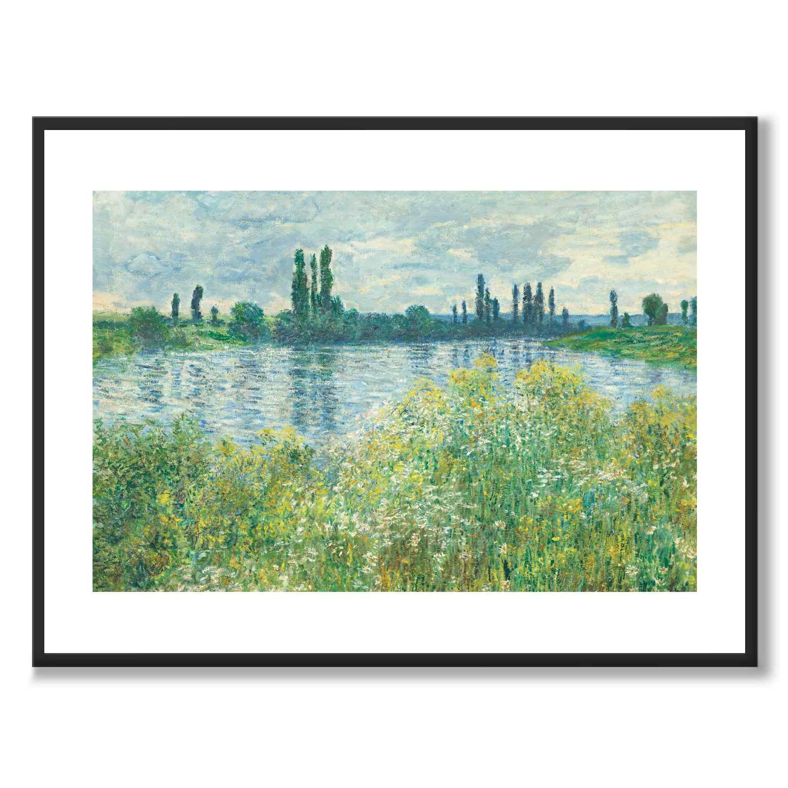 Claude Monet Poster - Banks of the Seine, Vétheuil