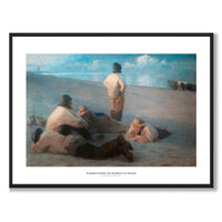 Summer Evening on the Beach at Skagen - Poster