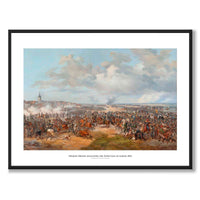 Swedish Troops Assaulting the Town Gate of Leipzig 1813 - Poster