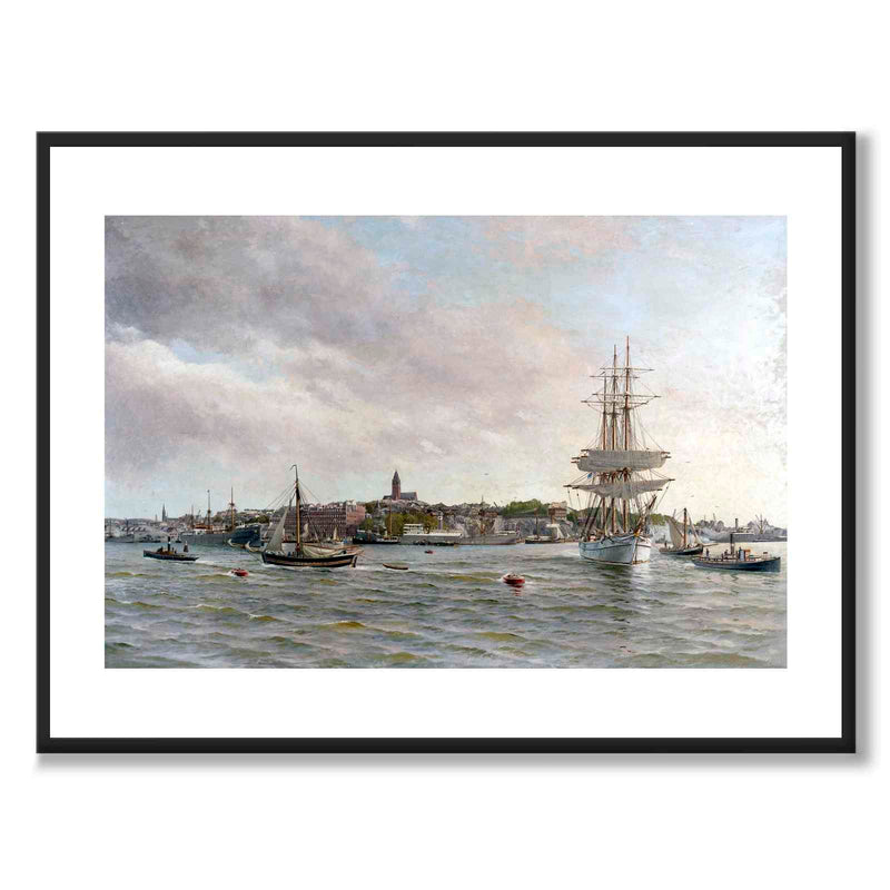 Gothenburg Harbor 1918 - Poster