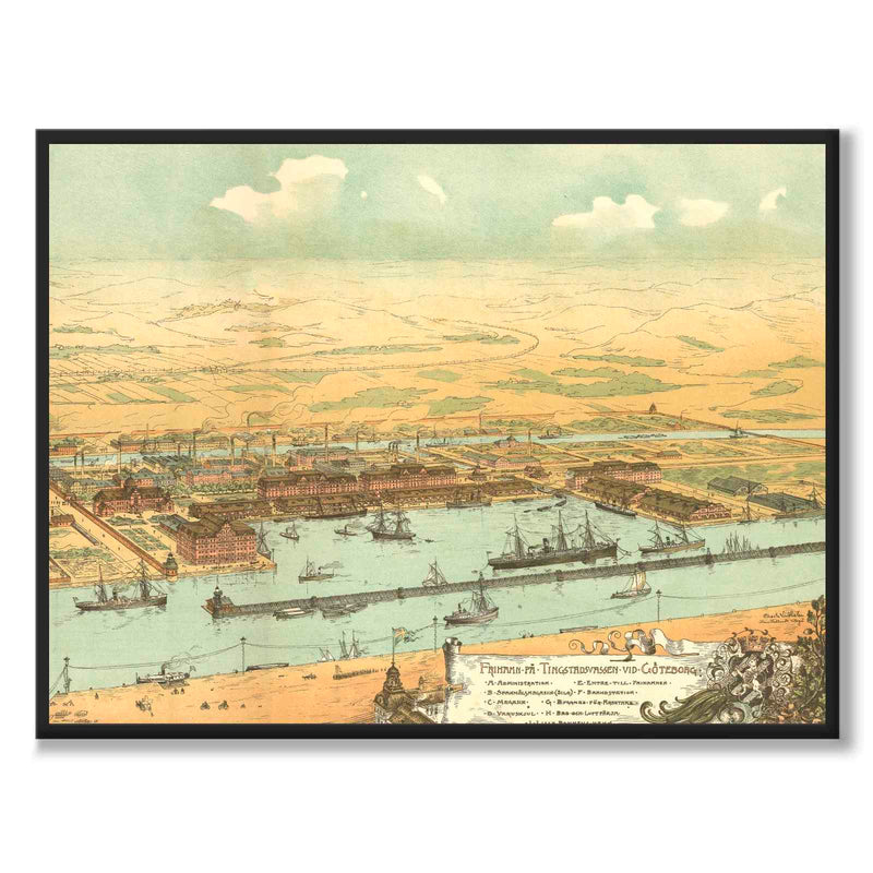 Frihamnen 1894 - Poster